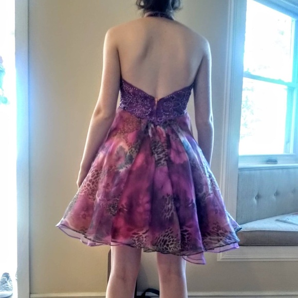 Size 2 Blush Prom Cocktail/Evening Dress - Picture 2 of 6